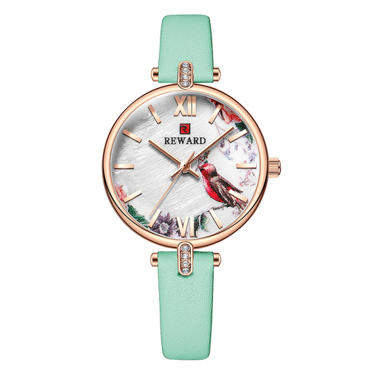 Wendy Watch Leather, Green colour