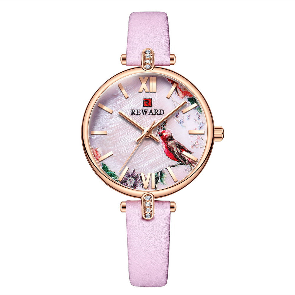 Wendy Watch Leather, Pink colour