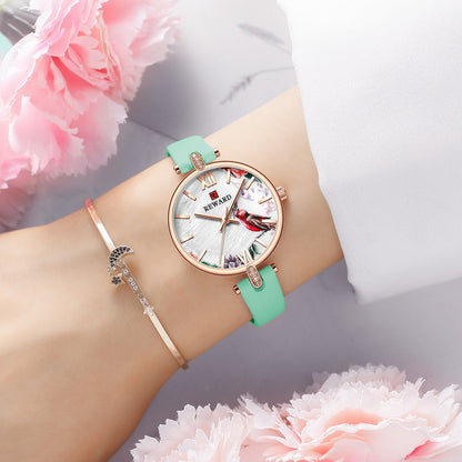Wendy Watch Leather, Green colour
