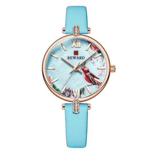 Wendy Watch Leather, Blue colour