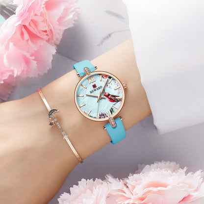 Wendy Watch Leather, Blue colour