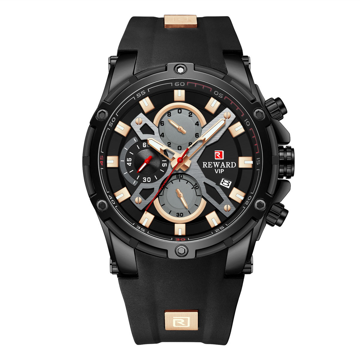 Umbro Multifunction Watch Silicone, Black colour