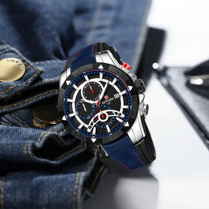 Calypso Multifunction Watch Silicone, Black Blue colour