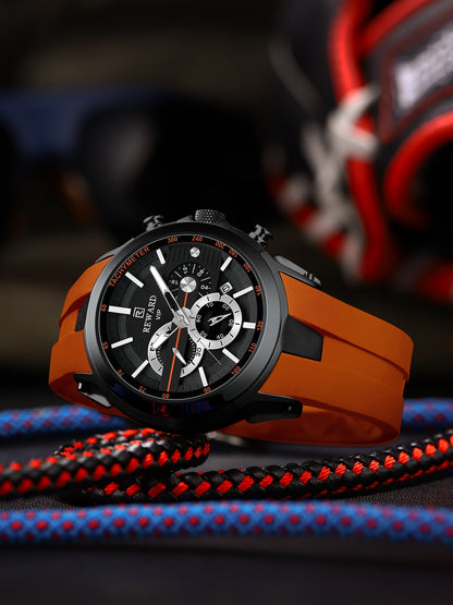 Storm Multifunction Watch Silicone, Orange colour