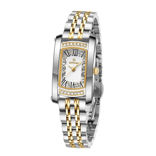 Positana Watch Steel, Silver and Gold colour
