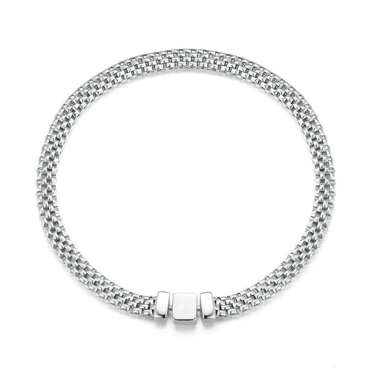 GENOVA Chain Bracelet, Silver Colour