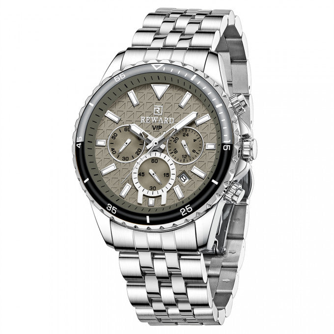 Solana Multifunction Watch Steel, Silver colour