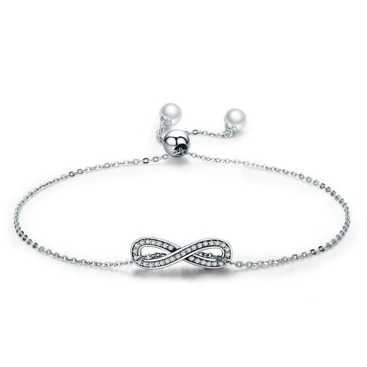 MIA Sterling Silver Infinity Love Chain Link