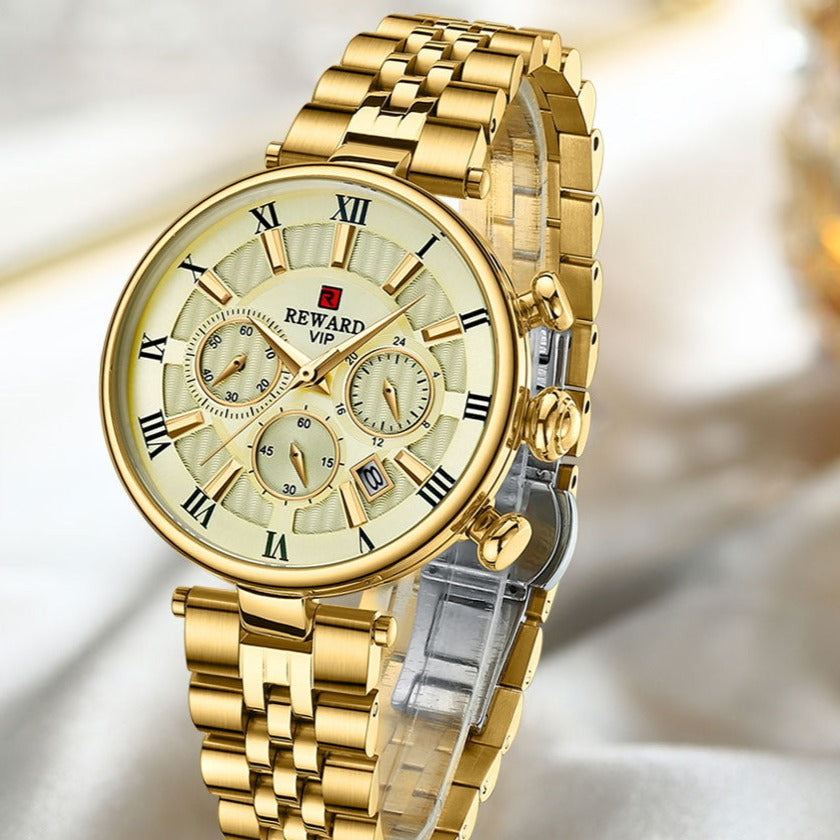 Vexa Watch Steel, Gold colour